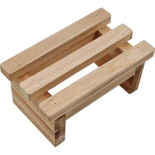 Stool Step Wood Wooden Foot Adults Bench Rest One Training