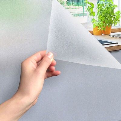 Window Film Self Adhesive Frosted Glass Film Office Window