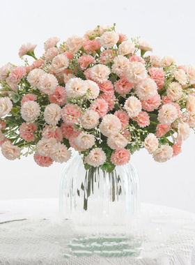 20 flower heads 1 bunch European-style small lilac carnation