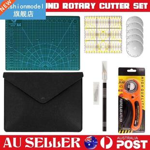 45mm Professional Round Rotary Cutter Kit Cutting Mat Patc