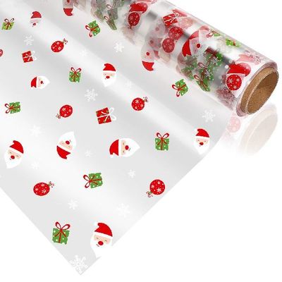 Cellophane Wrap Christmas Roll Wrapping Paper Clear Gift