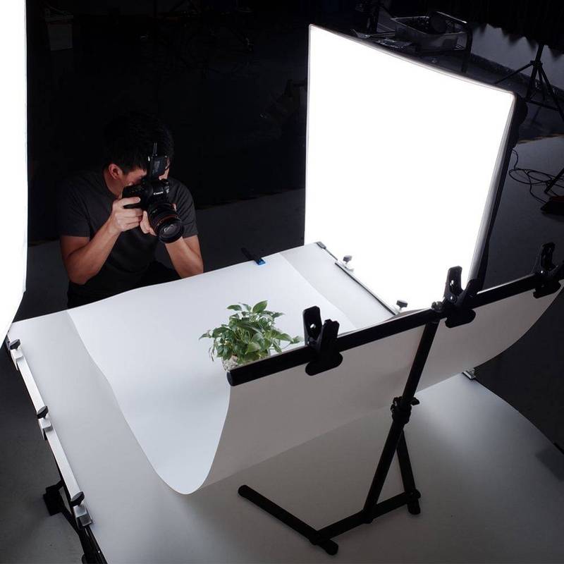Matte PVC background plate ecommerce photography light back