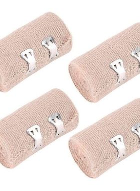 4Pcs Elastic Bandage Wrap Roll 4.5M X 10Cm Compression Wrap