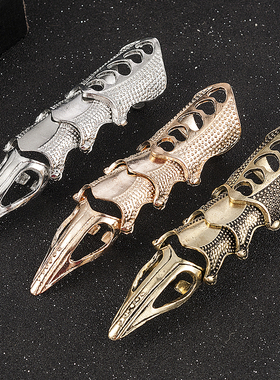 2022 NEW Fashion Cool Men Boys Punk Gothic Rock Scroll Joint