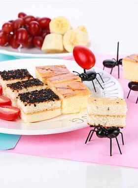 12pcs Ant Toothpicks Kawaii Ant Fruit Fork Cake Dessert