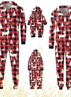 Family Matching Clothes Set Christmas Pajamas Mother Father