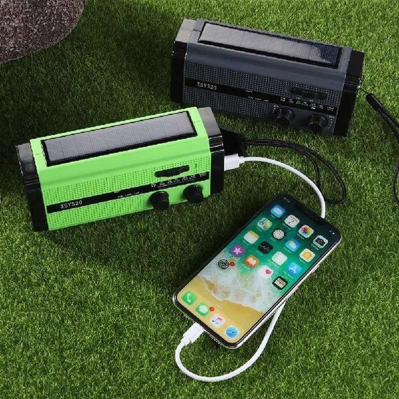 AM/FM/WB Emergency Radio Solar Handcrank Weather Radio SOS