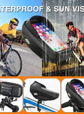 Tas Rangka Depan Tahan Air Sepeda Tas Tabung Atas Sepeda