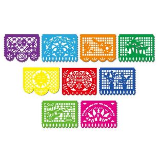Party Picado Papel Banner Mexican Fiesta Garland Day The