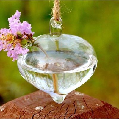 Fashion Flower Hanging Vase Glass Planter Flower Hanging
