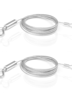 62KC 2PCS Picture Hanging Rope Heavy Duty Stainless Steel
