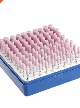 100 pcs Abrasive Stone Points Polishing Grinding Head Wheel