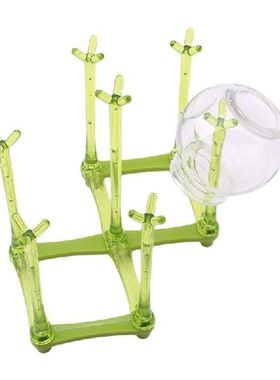 3 Colors Baby Bottle Cups Dryer Baby Bottle Drying Racks