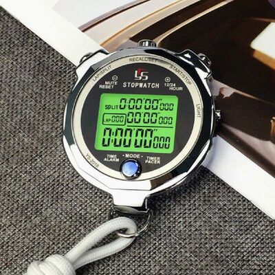 Waterproof Stopwatch Timer Luminous A Thousandth 0.001
