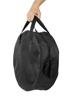 Cable Storage Carry Bag With Carry Handle Double Zip Black