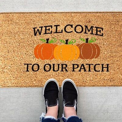 Halloween Keset Selimut Selamat Datang Rumah Pintu Depan