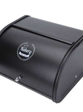 Bread Container Box Iron Kitchen Holder Storage Countertop