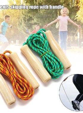 2.5M Kids Skipping Rope Wooden Handle Jump Play Sport
