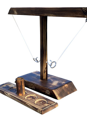 Drinking Game Toy Wooden Ring Toss Game Toss Hook Board game