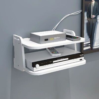 Punch-free Wall Mount Set-top Box Rack Living Room Router