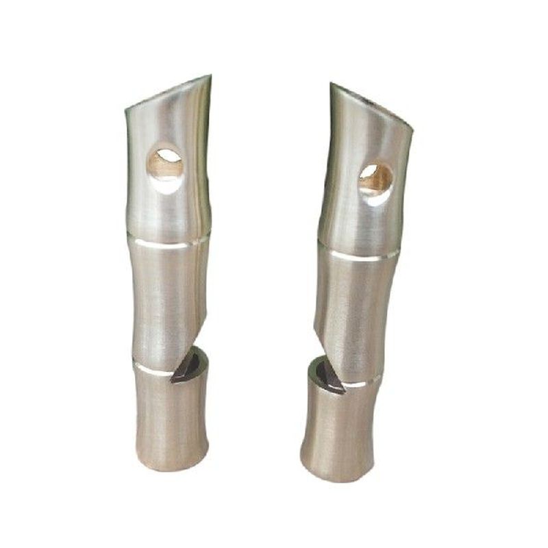 2Pcs Brass Retro Whistles Hand-Made Whistles Referee