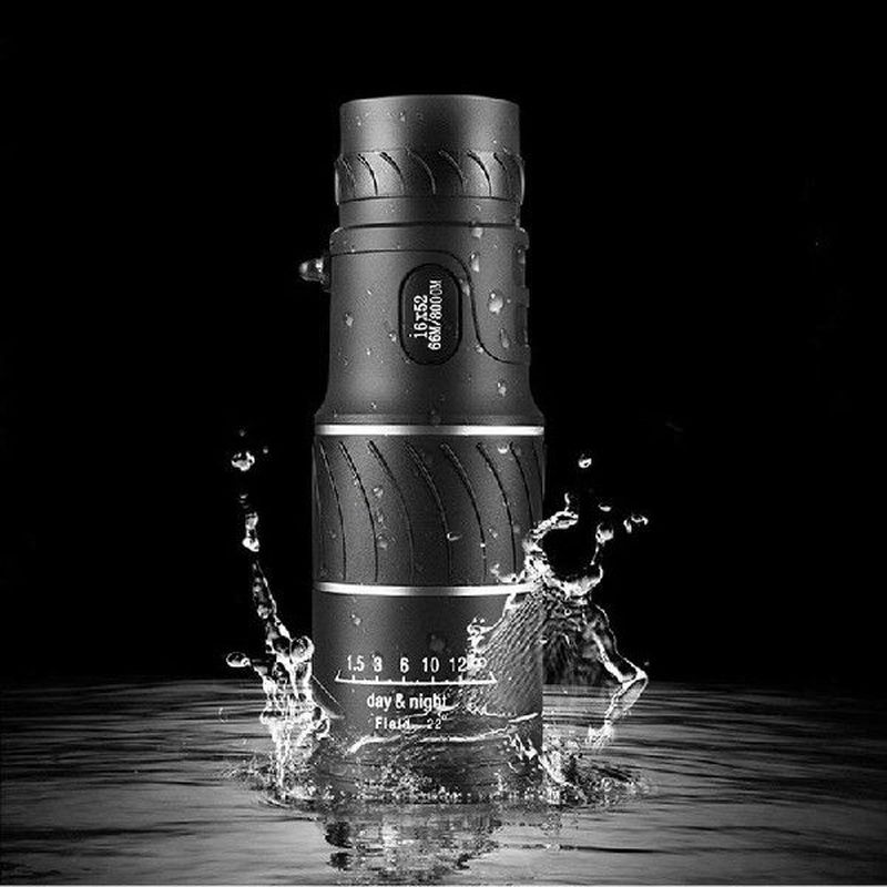 16X52 Monocular Telescope Outdoor HD Pocket Travel Tools