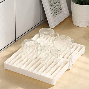 Folding Plate Storage Rack Household Cup Drying Rack