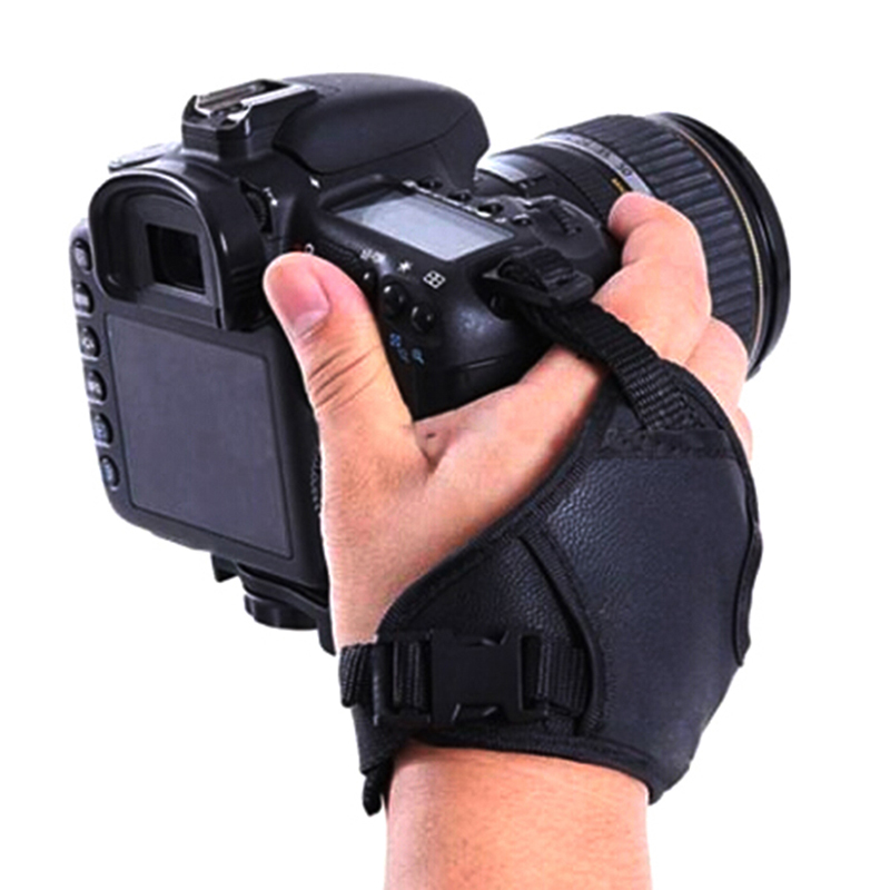 1pc Hand Grip Camera Strap PU Leather Hand Strap For Camera