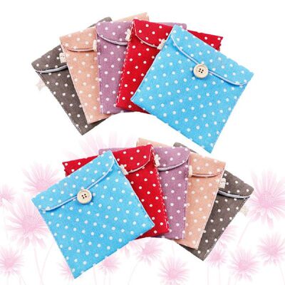 Pad Bag Sanitary Pouch Menstrual Holder Tampon Purse Change