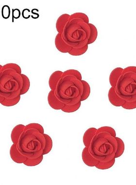 500Pcs 3.5CM 15Colors Artificial Flower Foam Rose Head for