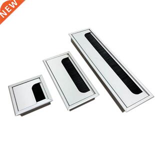 Aluminium Square Rectangle Desk Computer Wire Cable Outlet I