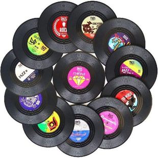 Coaster Vinyl Record Disk Coasters With Player Holder