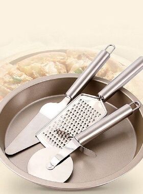 4Pcs Pizza Baking Trays Set Pizza Wheel Non Stick Cheese