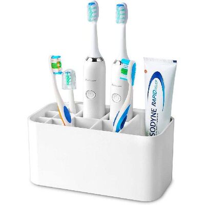 2PCS White Practical ABS Durable Toothpaste Squeezer