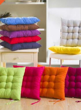 Square Chair Soft Pad Thicker Seat Cushion For Dining Patio