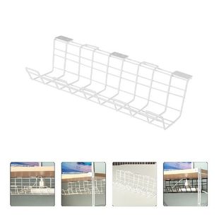 Desk Cable Management Tray Cord Organizer Rack Basket Wire