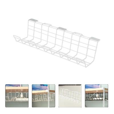Desk Cable Management Tray Cord Organizer Rack Basket Wire