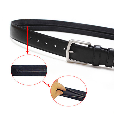 2022 High quality men's zipper wallet belt inner cli