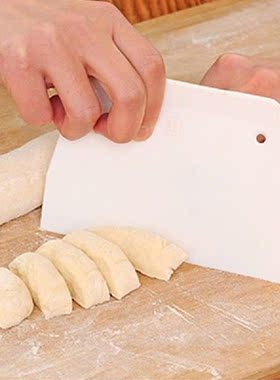 Pastry Cutter Plastic Cake Spatulas Dough Scraper Trapezoid