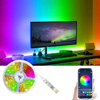 1M 2M 3M 4M 5M LED TV Light 5V USB Bluetooth RGB Neon Backli