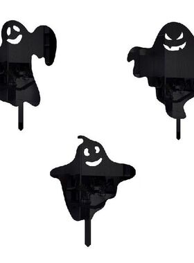 Halloween Yard Sign 1/3pcs Acrylic Stake Backdrop