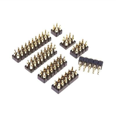 2.54mm Pitch Patch Spring Thimble Pogo Pin 2 3 4 5 6 7 Pin