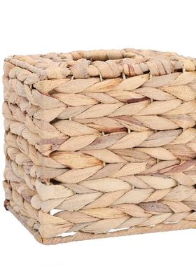 Box Tissue Holder Napkin Cover Storage Rattan Retro