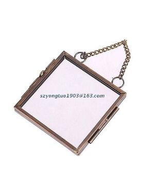 1PC Glass Metal Photo Picture Frame DIY Hanging Flower