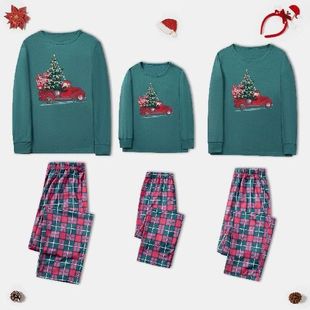 Christmas Family Matching Pajamas Parent-child Warm