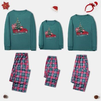 Christmas Family Matching Pajamas Parent-child Warm