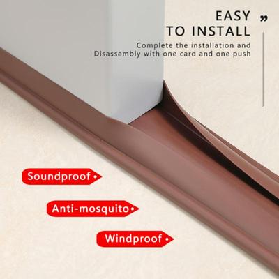 Dustproof Door Draught Weatherstrip Self Adhesive Silicone