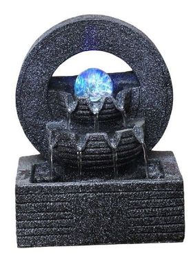Tabletop Water Fountain with LED Lights Meditation with