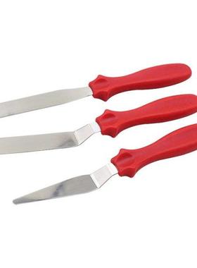 3 Pcs/set Cake Icing Spreader Cake Stainless Steel Smo