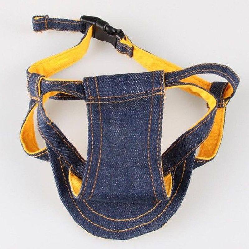 pet fashion dog cat denim caps adjustable sun protection